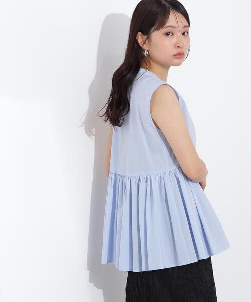 N.Natural Beauty Basic ブラウス シャツ ピンタック
