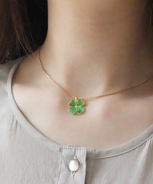 Port（ポート） ネックレス 「 」 四葉のクローバー ベネチアチェーン