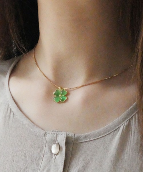クローバー型 ネックレス 楽天市場】【お買い物マラソン 最大35％OFFクーポン配布中