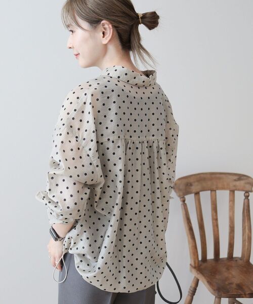 Bristol ドット柄シャツ Lサイズ Bristol ドット柄シャツ Lサイズ