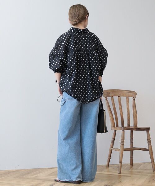 Bristol ドット柄シャツ Lサイズ Bristol ドット柄シャツ Lサイズ