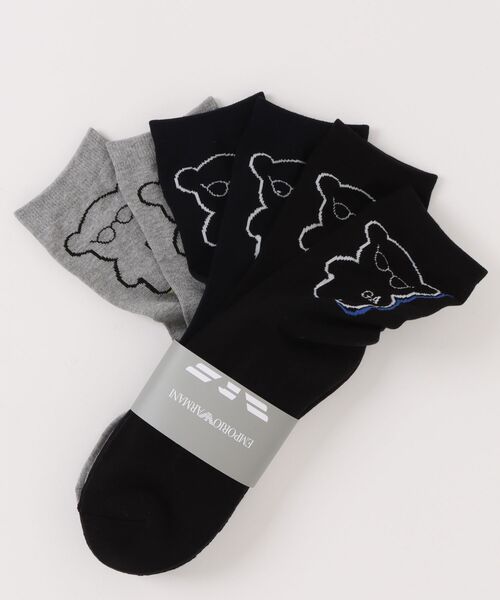 EMPORIO ARMANI 靴下 「3足セット」EMPORIO 足底パイル