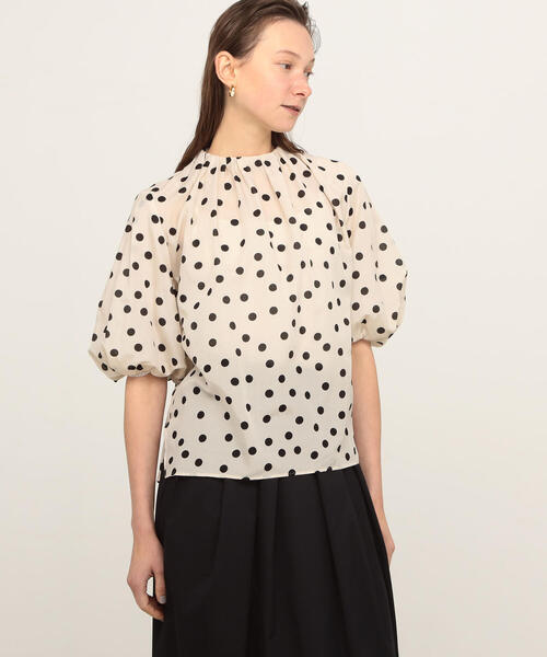 「BALLSEY」 半袖ブラウス 36 ベージュ レディース