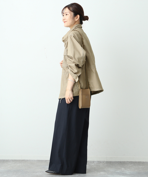 【美品】SLOBE IENA ベージュ ジャンパー SLOBE IENA 「SLOBE IENA」 ブルゾン FREE ベージュ レディース