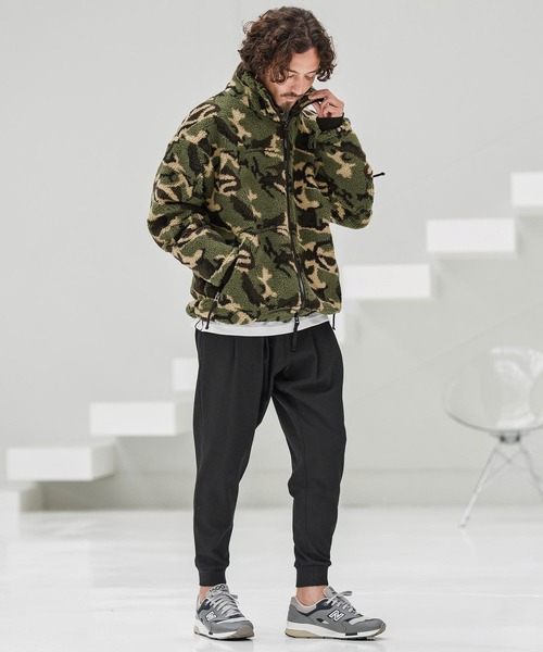CAMBIO　ボアジャケット CAMBIO(カンビオ)】【予約販売10月末～11月上旬入荷】Camouflage