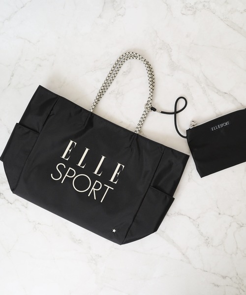 【新品未使用】ELLE SPORT ロングハンドルトートバッグ エルスポーツ トートバッグ（レディースファッション