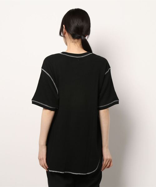 「Lee」 半袖Tシャツ M ブラック レディース