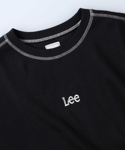 「Lee」 半袖Tシャツ M ブラック レディース