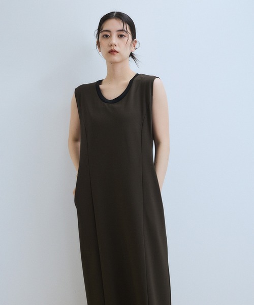 ADAM ET ROPE'（アダムエロペ） ワンピース 「WEB限定」バイカラー