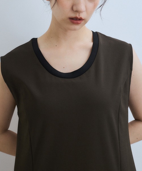 ADAM ET ROPE'（アダムエロペ） ワンピース 「WEB限定」バイカラー