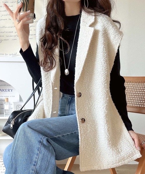 classicalelf（クラシカルエルフ） ベスト ジレ シンプルで洗練された