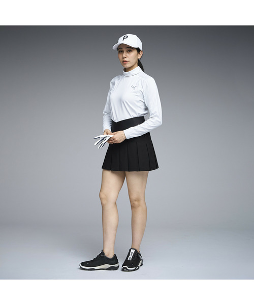 新品　XLサイズ　プーマゴルフ　春　ニット　スカート セットアップ PUMA（プーマ） スカート ウィメンズ ゴルフ FOG プリーツ スカート