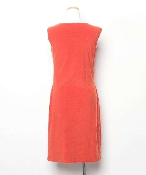 「BOSCH」 ノースリーブワンピース M オレンジ レディース_画像2