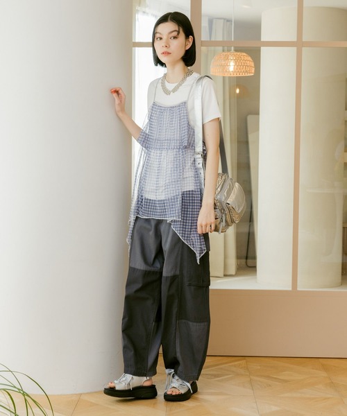「niko and...」 カーゴパンツ MEDIUM ベージュ レディース