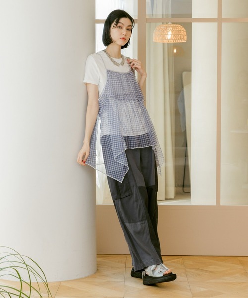 「niko and...」 カーゴパンツ MEDIUM ベージュ レディース