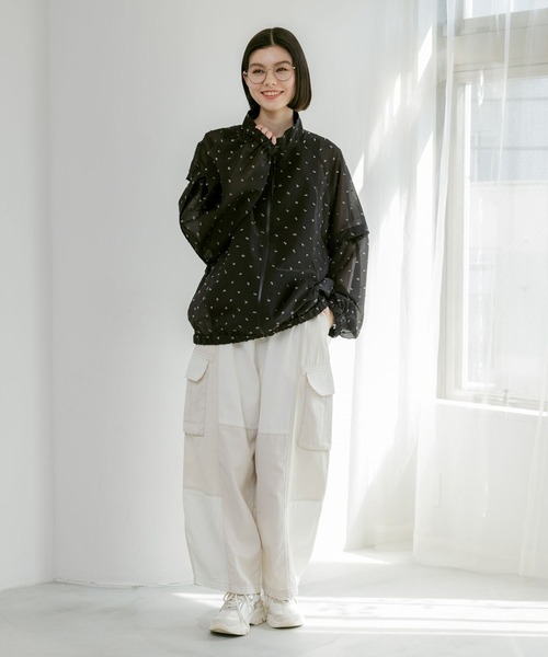 「niko and...」 カーゴパンツ MEDIUM ベージュ レディース