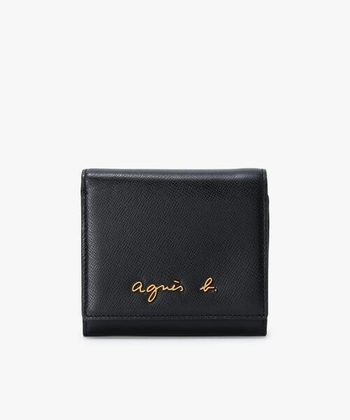 agnes b.（アニエスベー） 財布 レザー 二つ折り ウォレット ”City