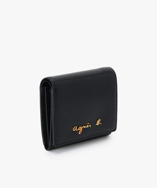 agnes b.（アニエスベー） 財布 レザー 二つ折り ウォレット ”City