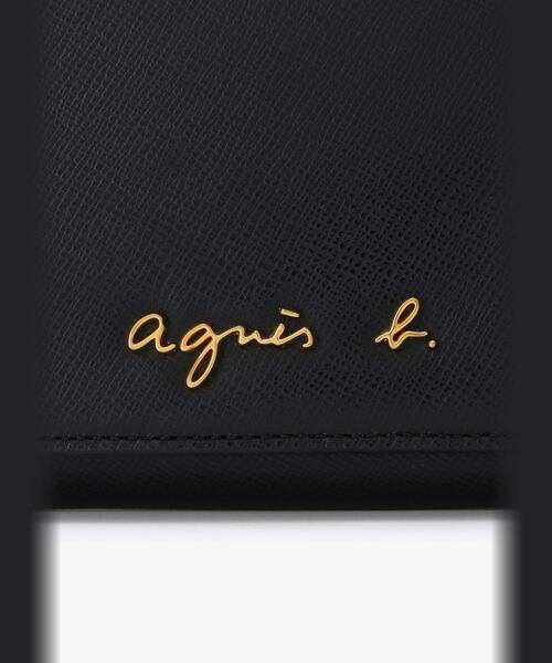 agnes b.（アニエスベー） 財布 レザー 二つ折り ウォレット ”City