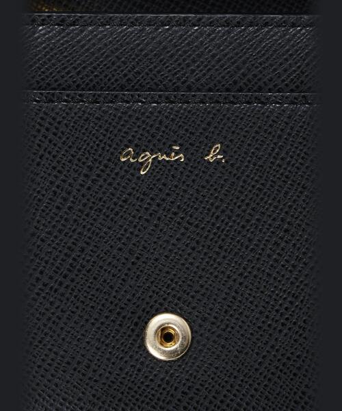agnes b.（アニエスベー） 財布 レザー 二つ折り ウォレット ”City