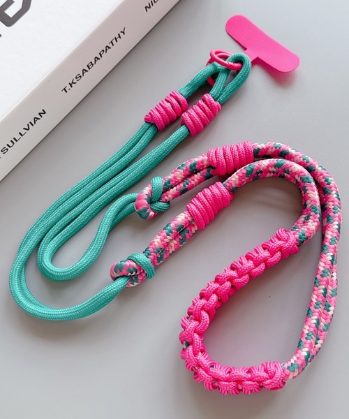 カラフル編み込みスマホショルダーストラップ : ZOZOTOWN Yahoo!店