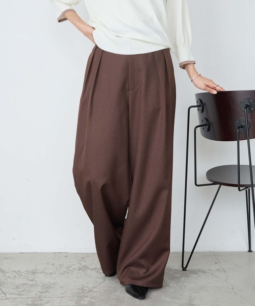 forksy.（フォルクシー） ワイドパンツ スラックス パンツ 「forksy