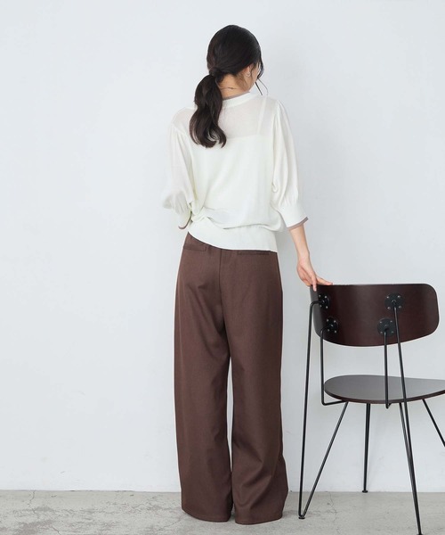 forksy.（フォルクシー） ワイドパンツ スラックス パンツ 「forksy
