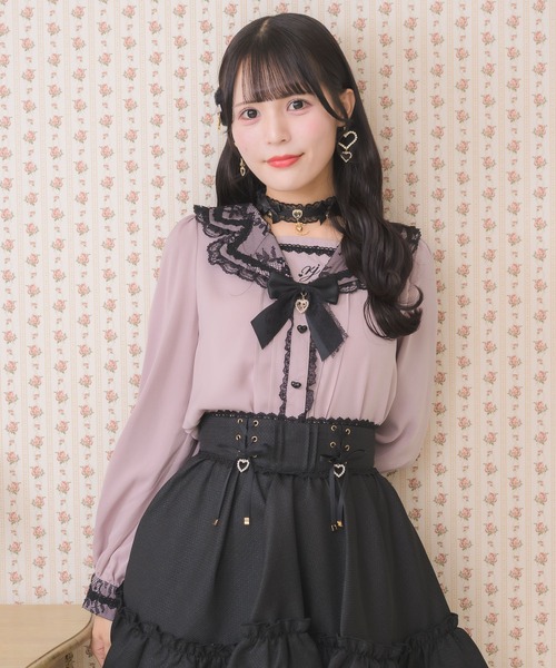 ROJITA（ロジータ） ブラウス シャツ ワンポイント刺繍セーラー