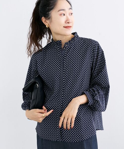 le.coeur blanc（ルクールブラン） ブラウス シャツ 「手洗い可能