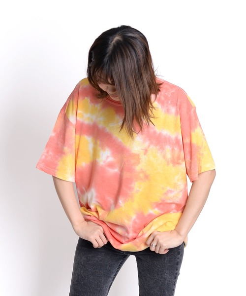 marai（マーライ） tシャツ 半袖 タイダイ染め半袖Tシャツ レディース