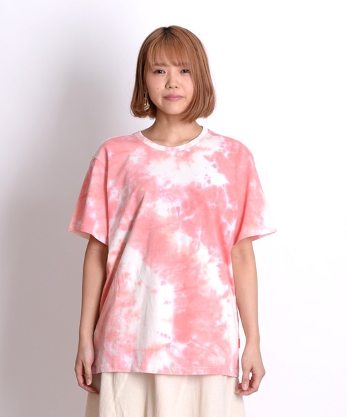 marai（マーライ） tシャツ 半袖 タイダイ染め半袖Tシャツ レディース