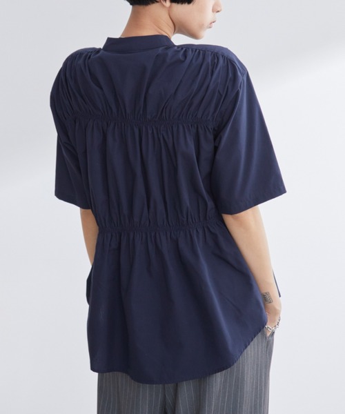 「Aunt Marie's」 半袖ブラウス FREE ブルー レディース_画像7