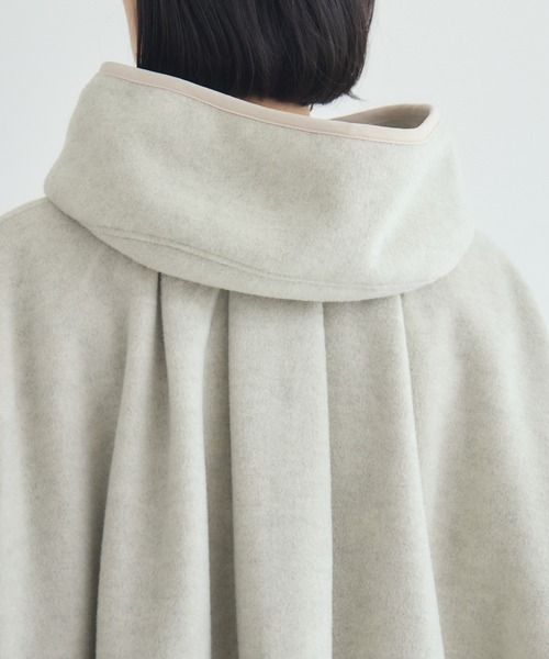 【カフェラテ】男子ウケ抜群✴︎language✴︎ビーバーポンチョコート _ 【 humor 】 _Cabela's 丈短めのモリッとしたボリュームが可愛いん