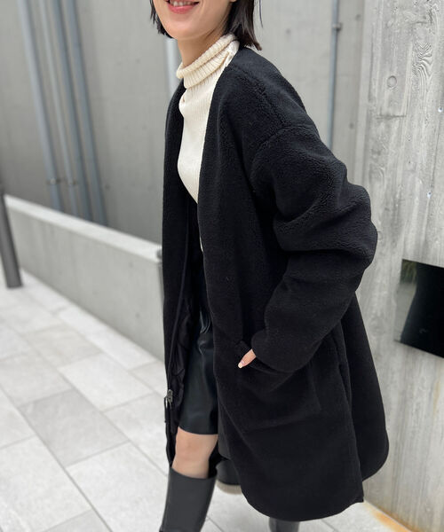 TAIONダウンコート ブラック / FREE TAION（タイオン） ダウンコート FREE ブラック レディース : ZOZOTOWN