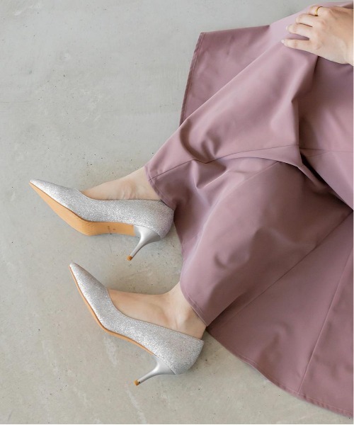 「RANDA」 パンプス 25.5 ゴールド レディース_画像6