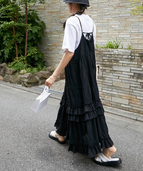 「forksy.」 キャミソールワンピース FREE ブルー レディース_画像3