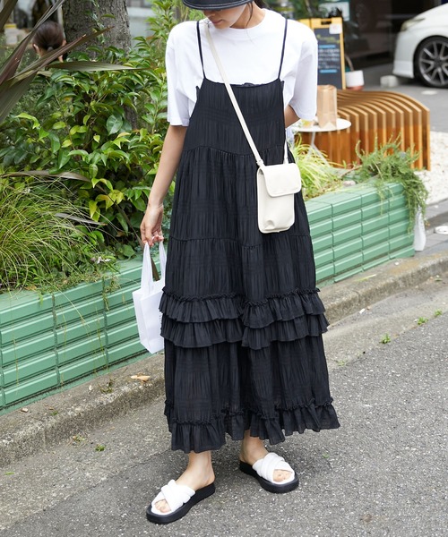 「forksy.」 キャミソールワンピース FREE ブルー レディース_画像5