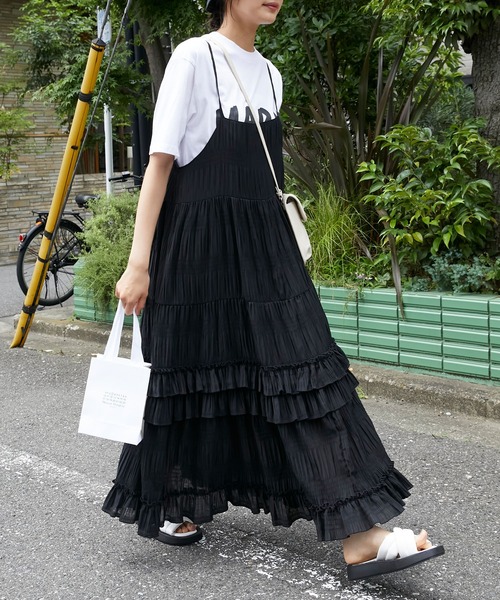 「forksy.」 キャミソールワンピース FREE ブルー レディース_画像6