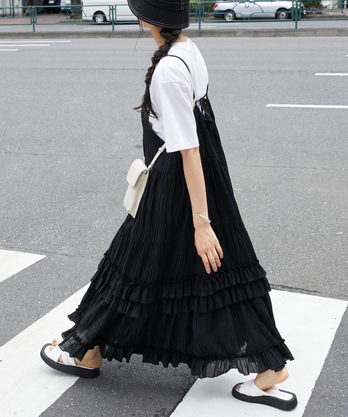 「forksy.」 キャミソールワンピース FREE ブルー レディース_画像7