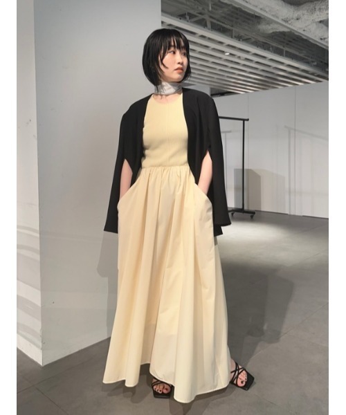 FRAY I.D（フレイ・アイディー） ノースリーブワンピース 1 ブラック