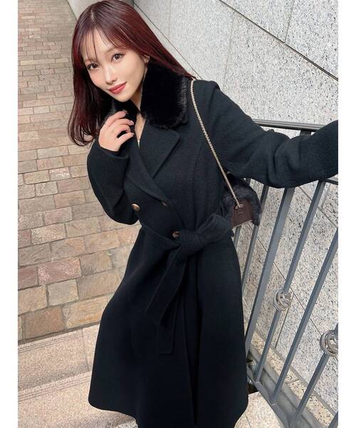 RESEXXY（リゼクシー） コート アウター ショートビーバーウールロング