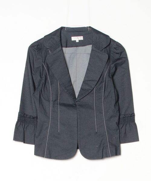 TO BE CHIC（トゥー ビー シック） フリルデニムジャケット 40