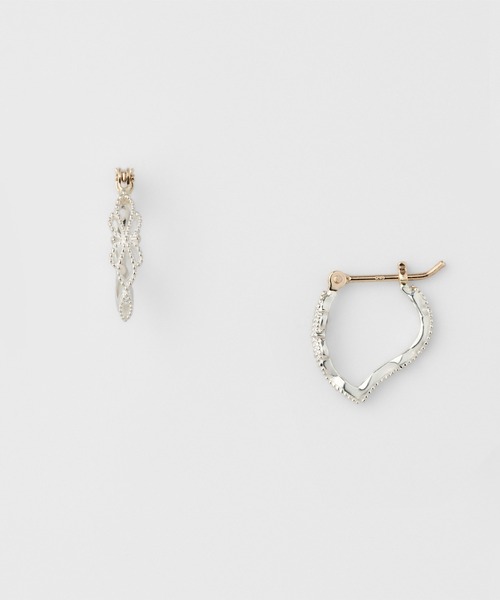 agete（アガット） ピアス（両耳用） FREE シルバー系その他