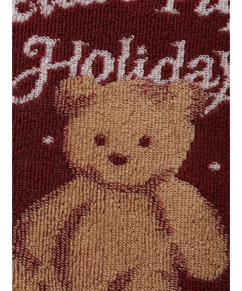 gelato pique（ジェラートピケ） ハンカチ 「HOLIDAY」ベアハンド