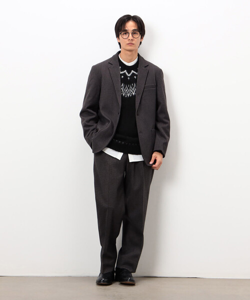 COMME CA ISM（コムサイズム） セーター ニット フェアアイル柄