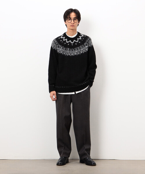 COMME CA ISM（コムサイズム） セーター ニット フェアアイル柄