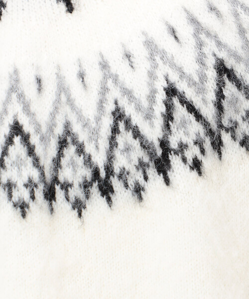 COMME CA ISM（コムサイズム） セーター ニット フェアアイル柄