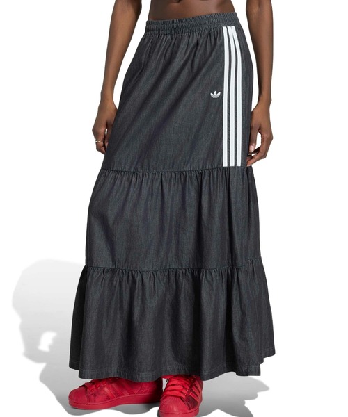  W SKIRT SUMMER GLOW サマーグロー スカート adidas（アディダス） デニムスカート adidas SUMMER GLOW DENIM SKIRT