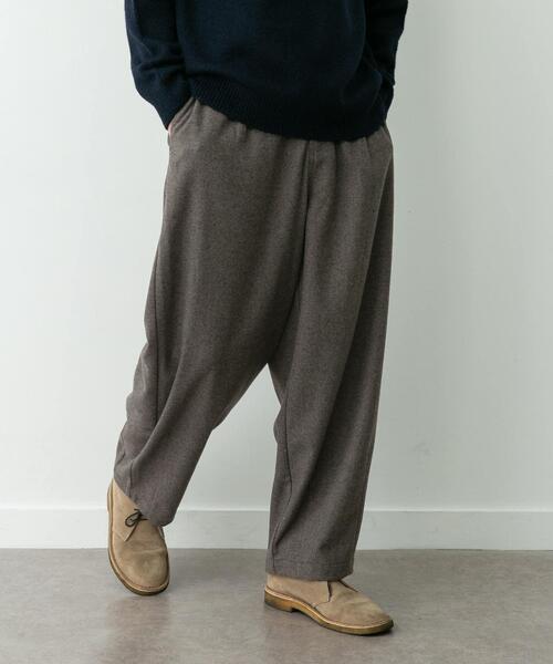 URBAN RESEARCH Sonny Label パンツ ウール混バルーンパンツ メンズ