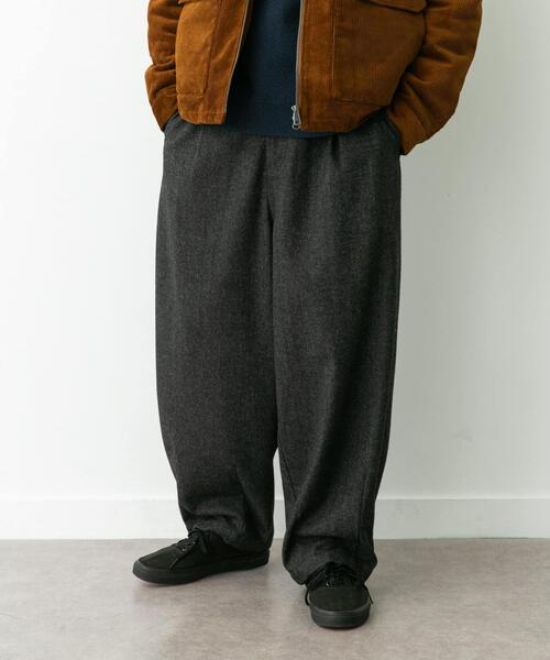 URBAN RESEARCH Sonny Label パンツ ウール混バルーンパンツ メンズ